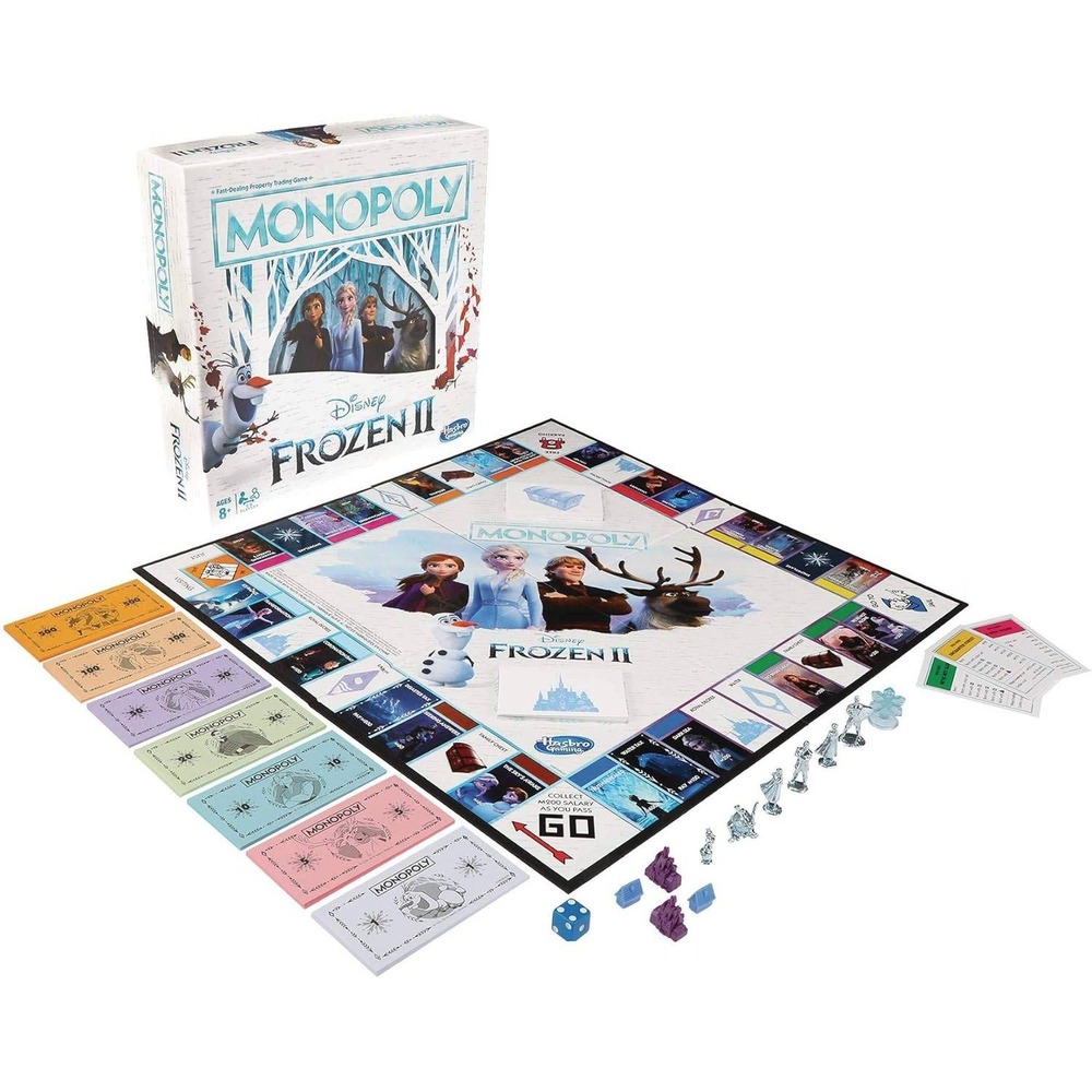 Frozen 2 Edition Monopoly‎ Family Board Game New in Box